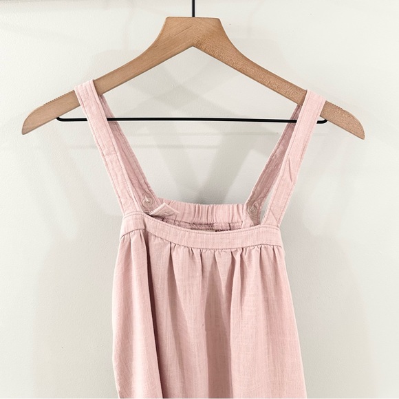 Universal Thread Button Detail Tank Pink Size XS - Picture 3 of 7
